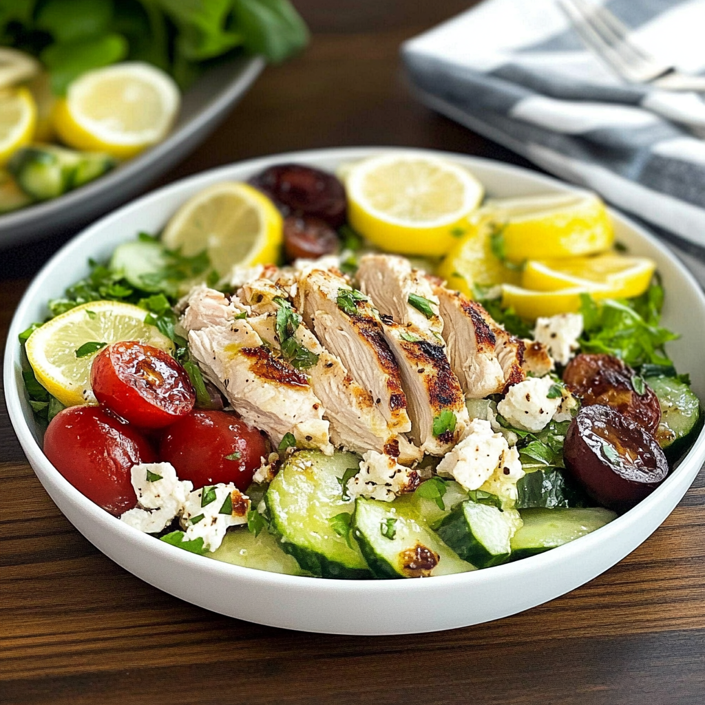 Versatile Greek Lemon Garlic Chicken Salad: Meal Prep to Entertaining